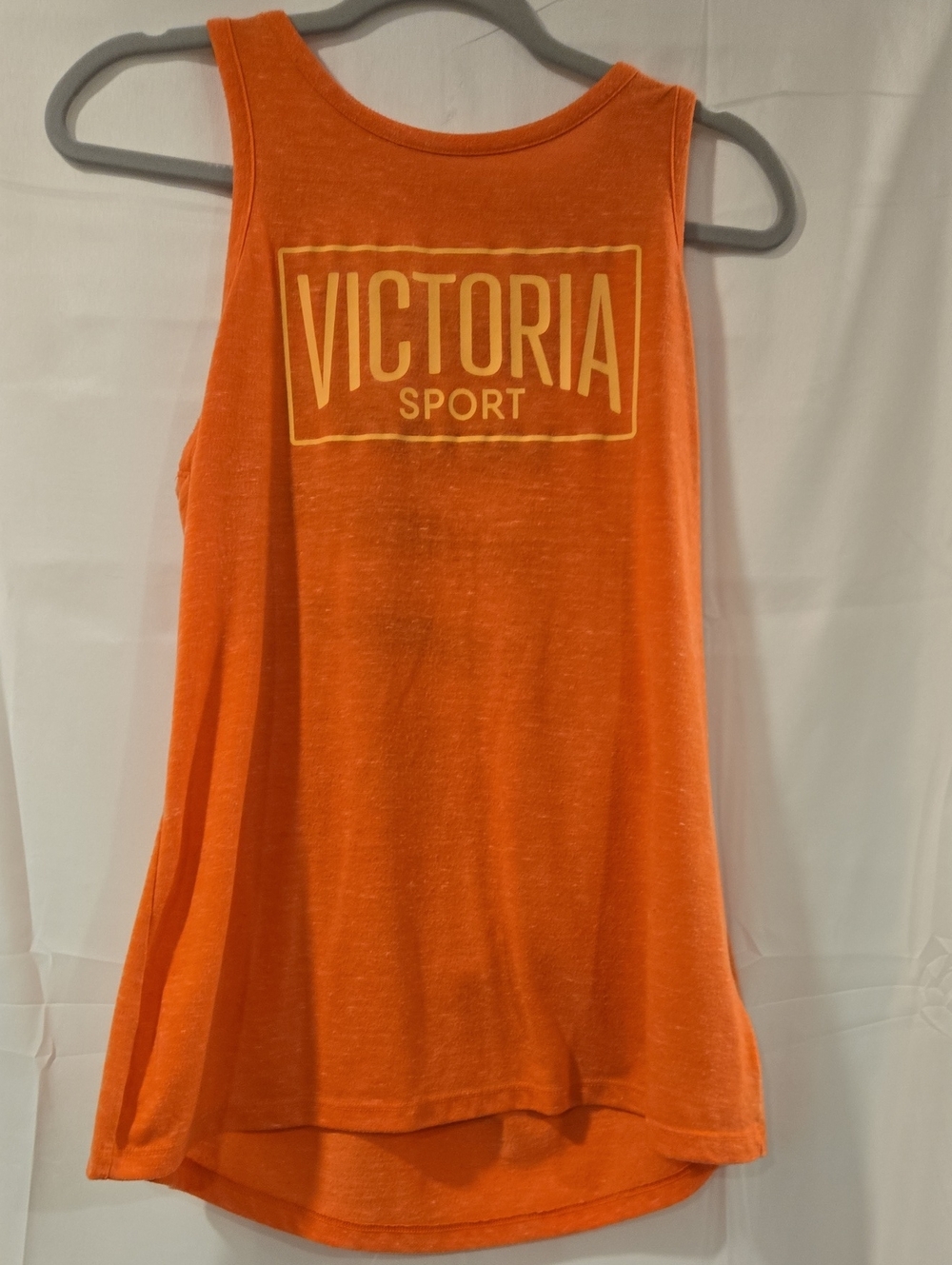 Victoria Sport Orange Graphic Tank Top - Size Medium